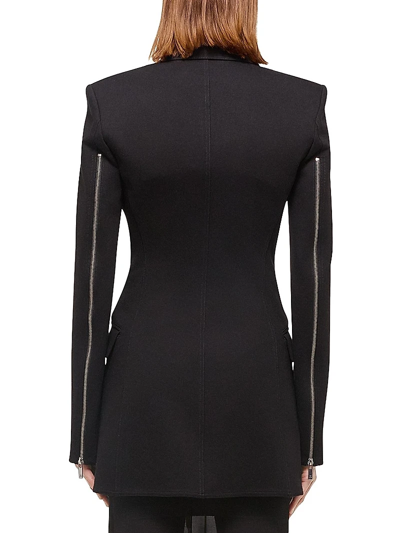 Waisted Cut-&-Sew Blazer