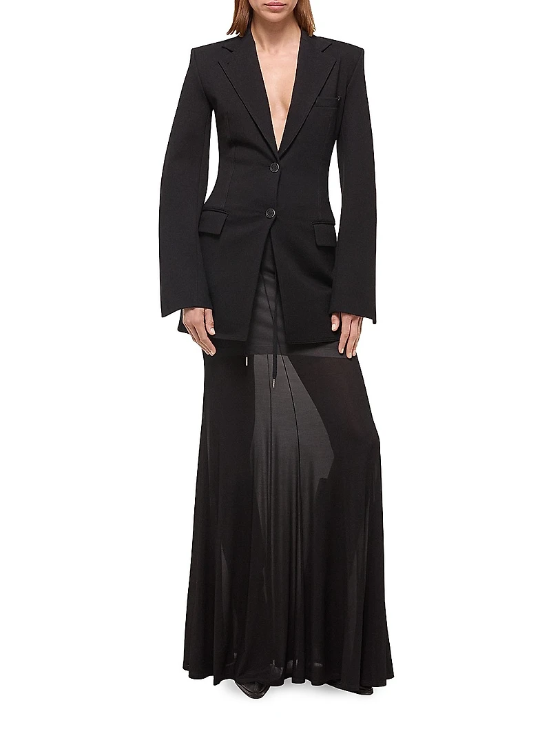 Waisted Cut-&-Sew Blazer