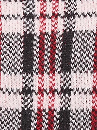 Plaid Turtleneck Sweater