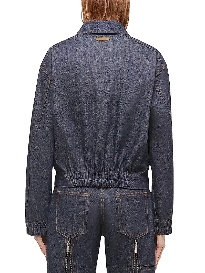 Apex Zip Denim Jacket