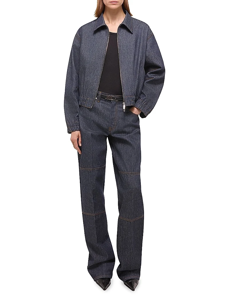 Apex Zip Denim Jacket