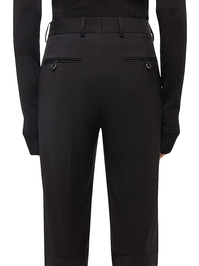 Curve Car Wool Trousers