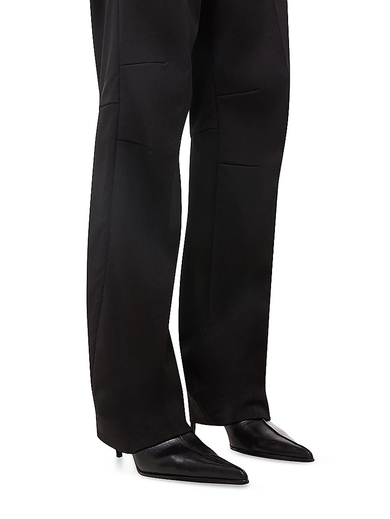 Curve Car Wool Trousers