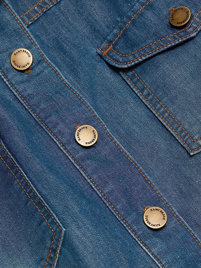 Starling Belted Denim Minidress