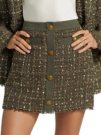 Denver Tweed Miniskirt