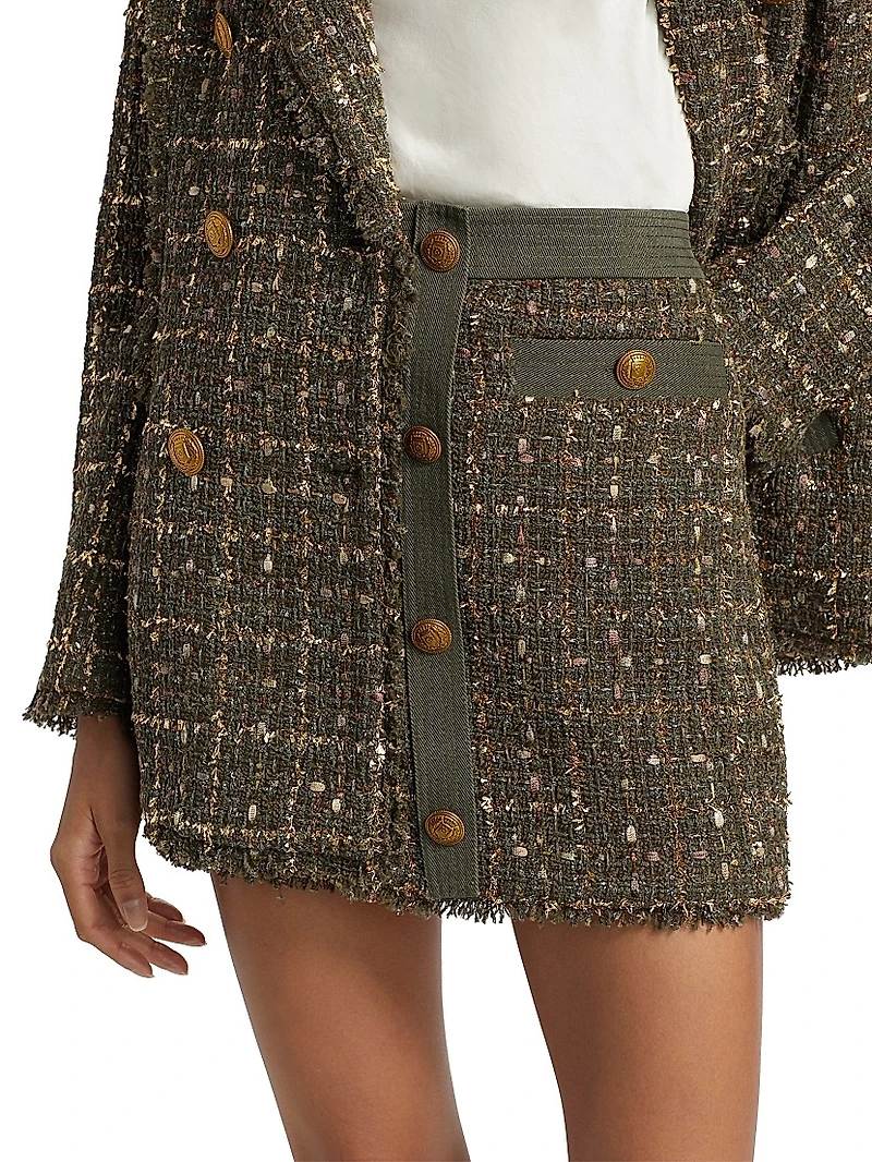 Denver Tweed Miniskirt