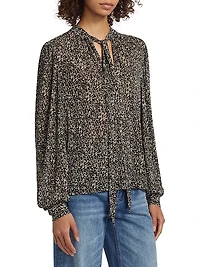 Cody Printed Chiffon Blouse