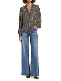 Cody Printed Chiffon Blouse