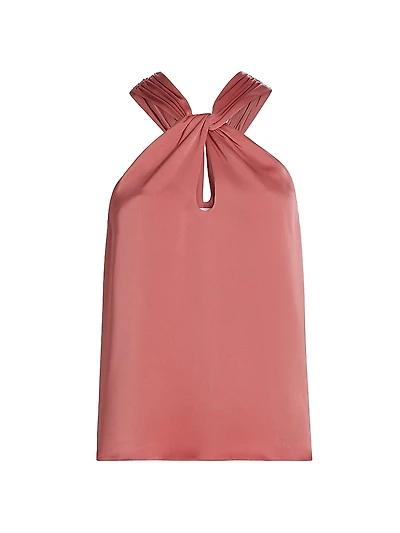 Nell Satin Halter Top