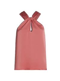 Nell Satin Halter Top