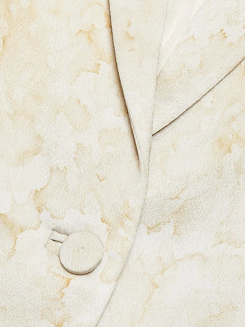 Rebeca Hammered Satin Blazer