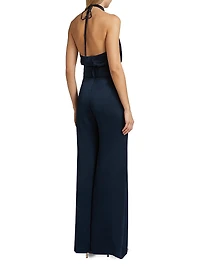Kaede Belted Halter Jumpsuit