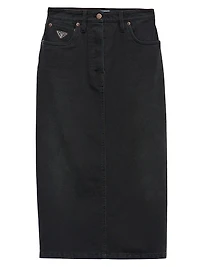 Denim Midi-Skirt