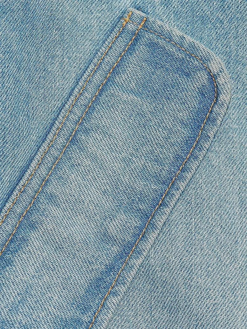 Domenico Denim Bomber Jacket