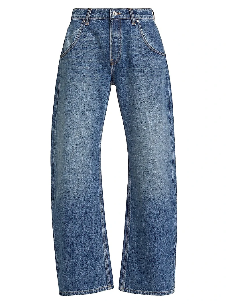 Enzo Mid-Rise Barrel Jeans
