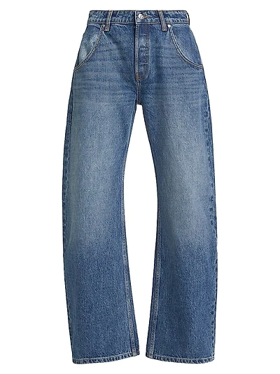 Enzo Mid-Rise Barrel Jeans