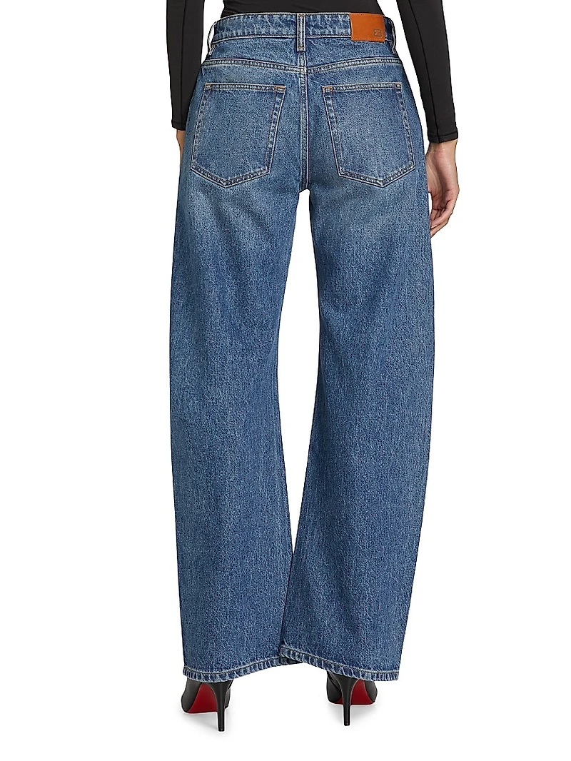 Enzo Mid-Rise Barrel Jeans