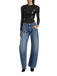 Enzo Mid-Rise Barrel Jeans