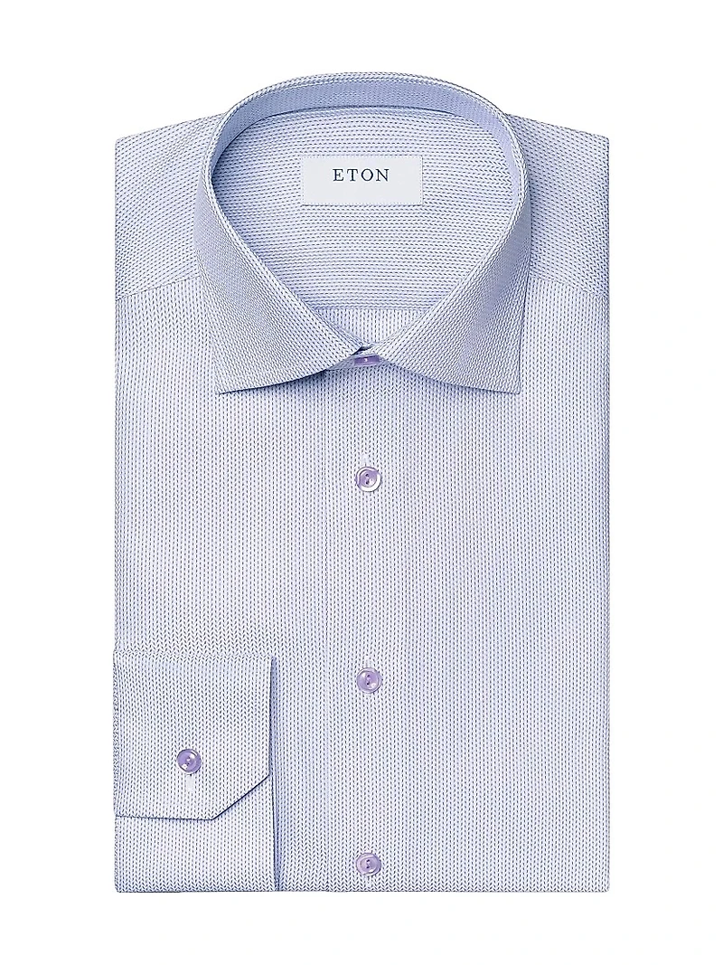 Slim-Fit Cotton Evening Shirt