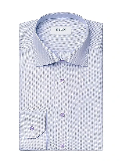 Slim-Fit Cotton Evening Shirt