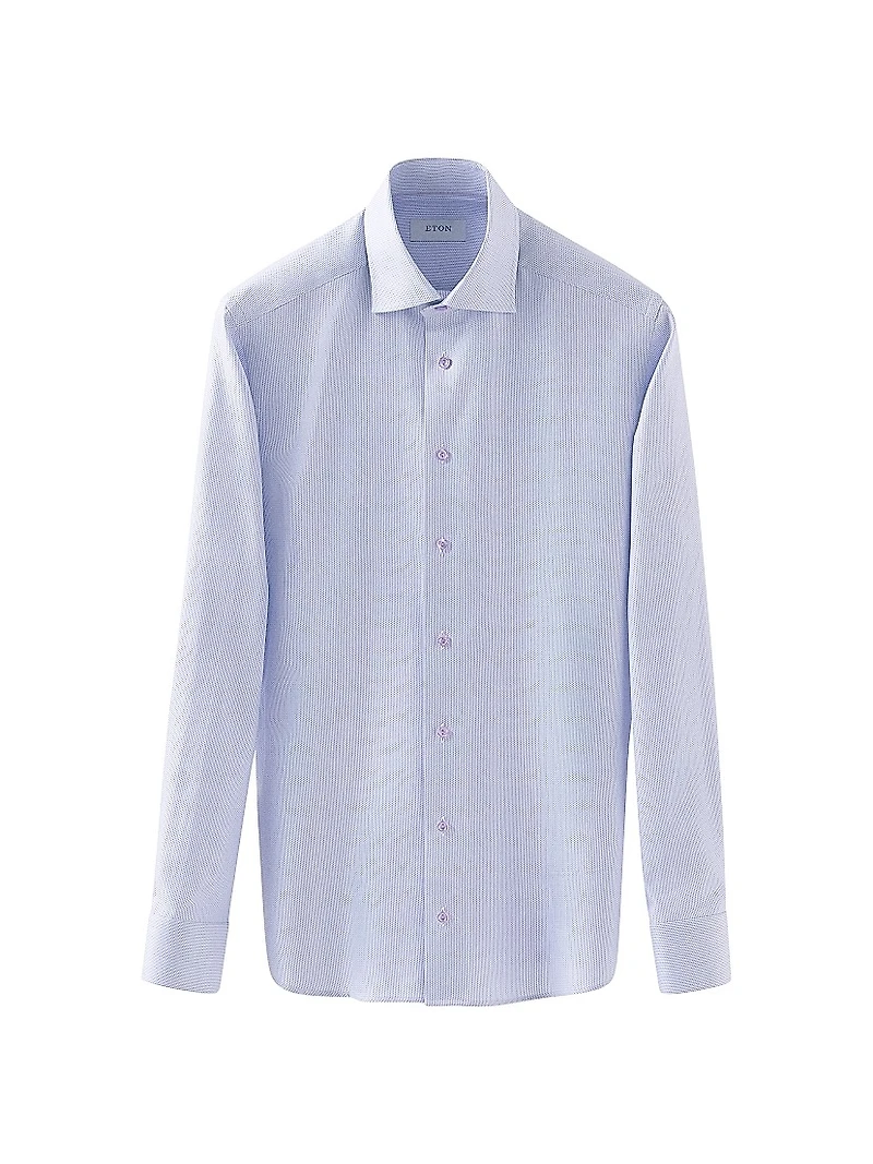 Slim-Fit Cotton Evening Shirt