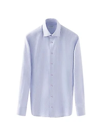 Slim-Fit Cotton Evening Shirt