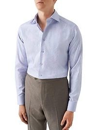 Slim-Fit Cotton Evening Shirt