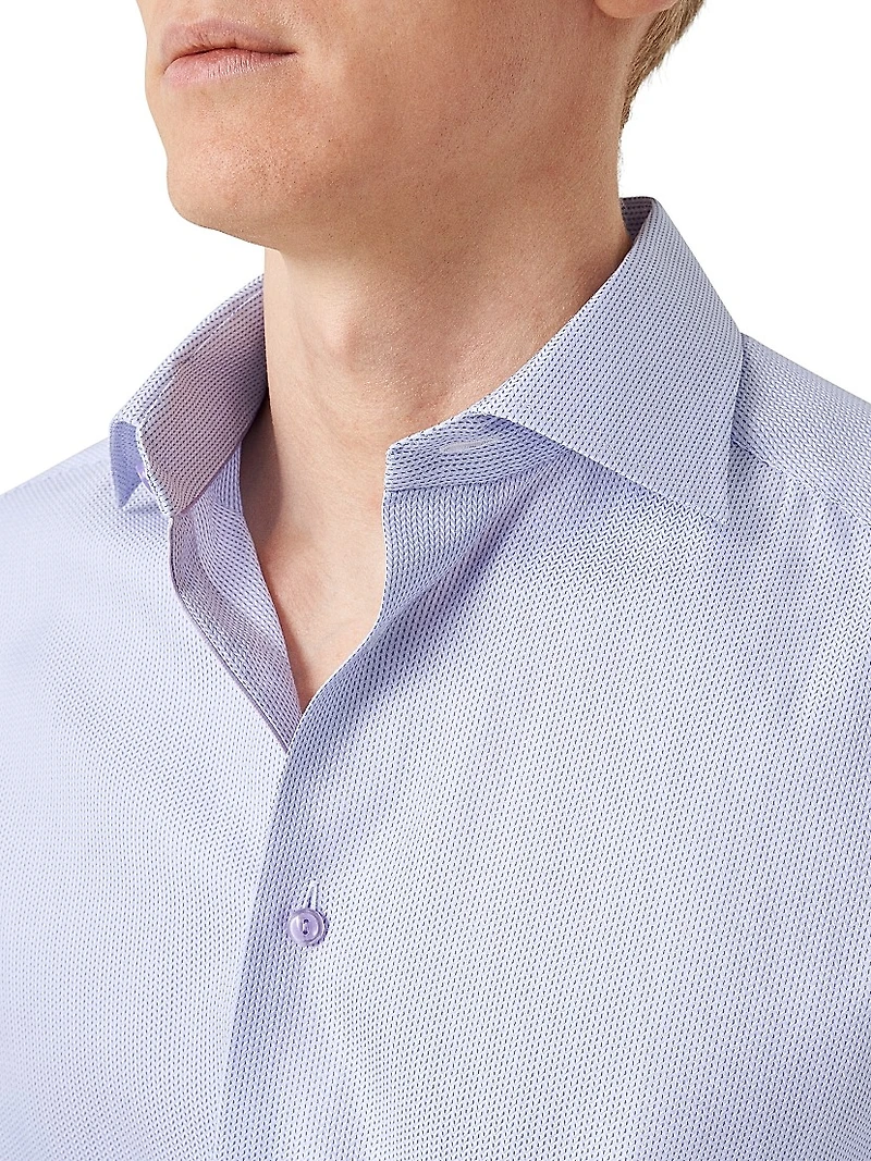 Slim-Fit Cotton Evening Shirt