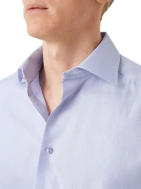Slim-Fit Cotton Evening Shirt