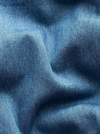 Slim-Fit Cotton-Cashmere Denim Button-Front Shirt