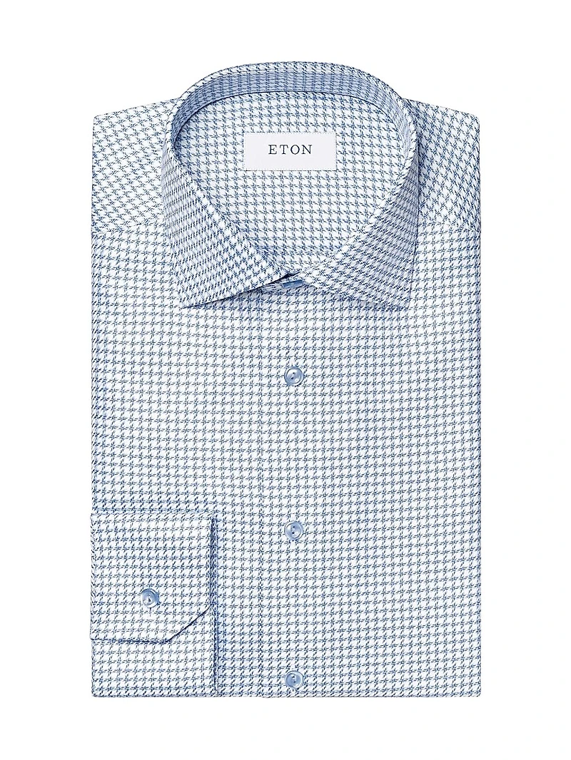 Slim Fit Check King Twill Shirt