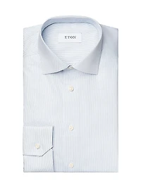 Slim-Fit Striped Twill Shirt