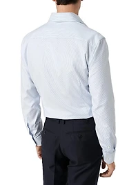 Slim-Fit Striped Twill Shirt