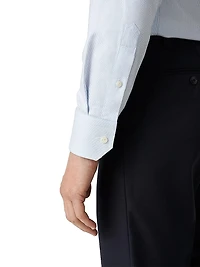 Slim-Fit Striped Twill Shirt