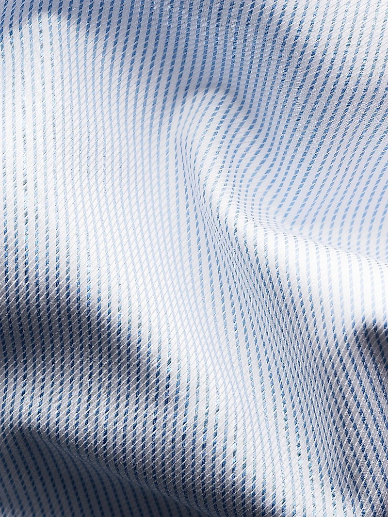 Slim-Fit Striped Twill Shirt