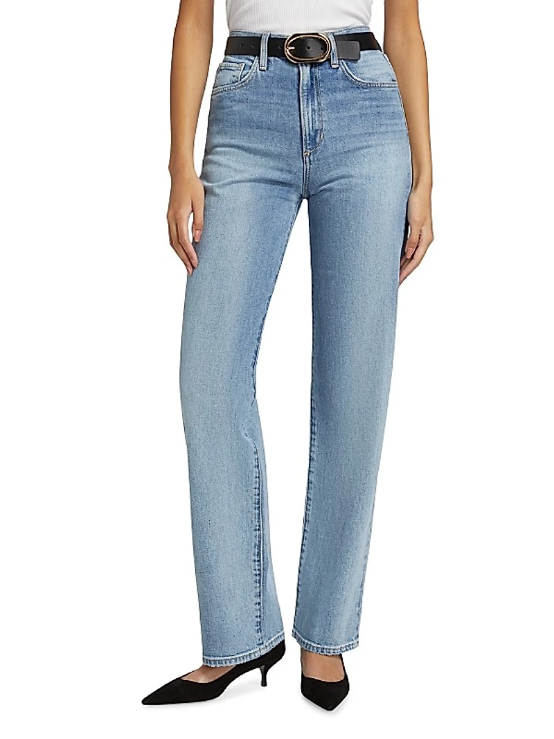 Margot High-Rise Straight-Leg Jeans