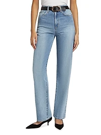 Margot High-Rise Straight-Leg Jeans