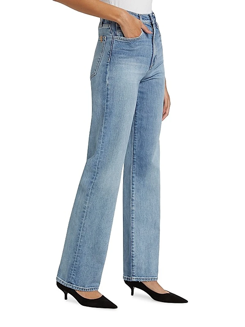 Margot High-Rise Straight-Leg Jeans