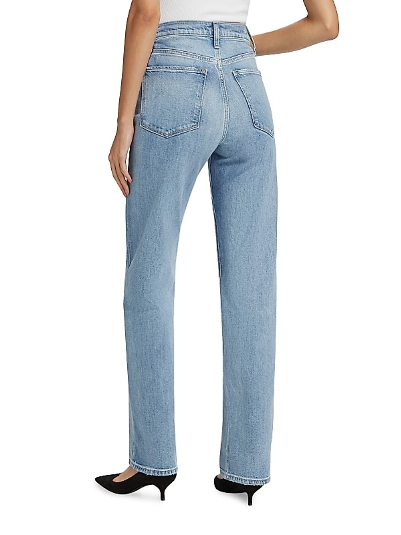Margot High-Rise Straight-Leg Jeans