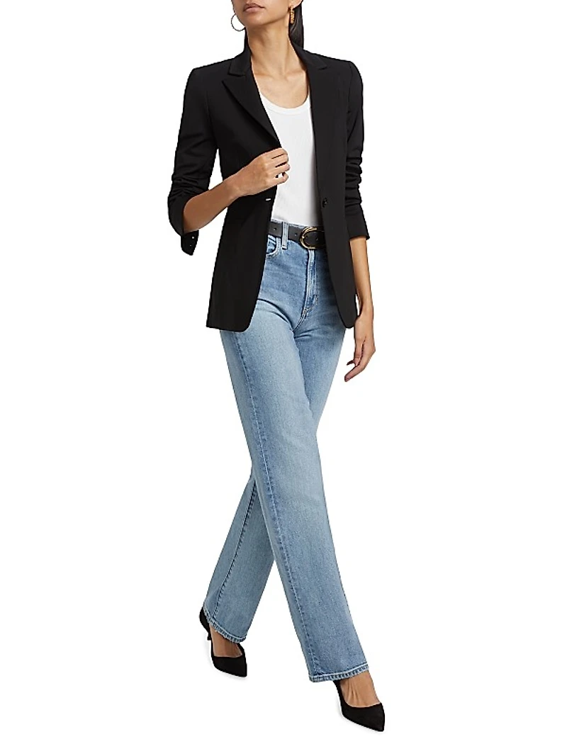 Margot High-Rise Straight-Leg Jeans