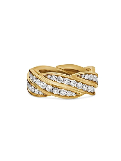 DY Helios Band Ring 18K Yellow Gold