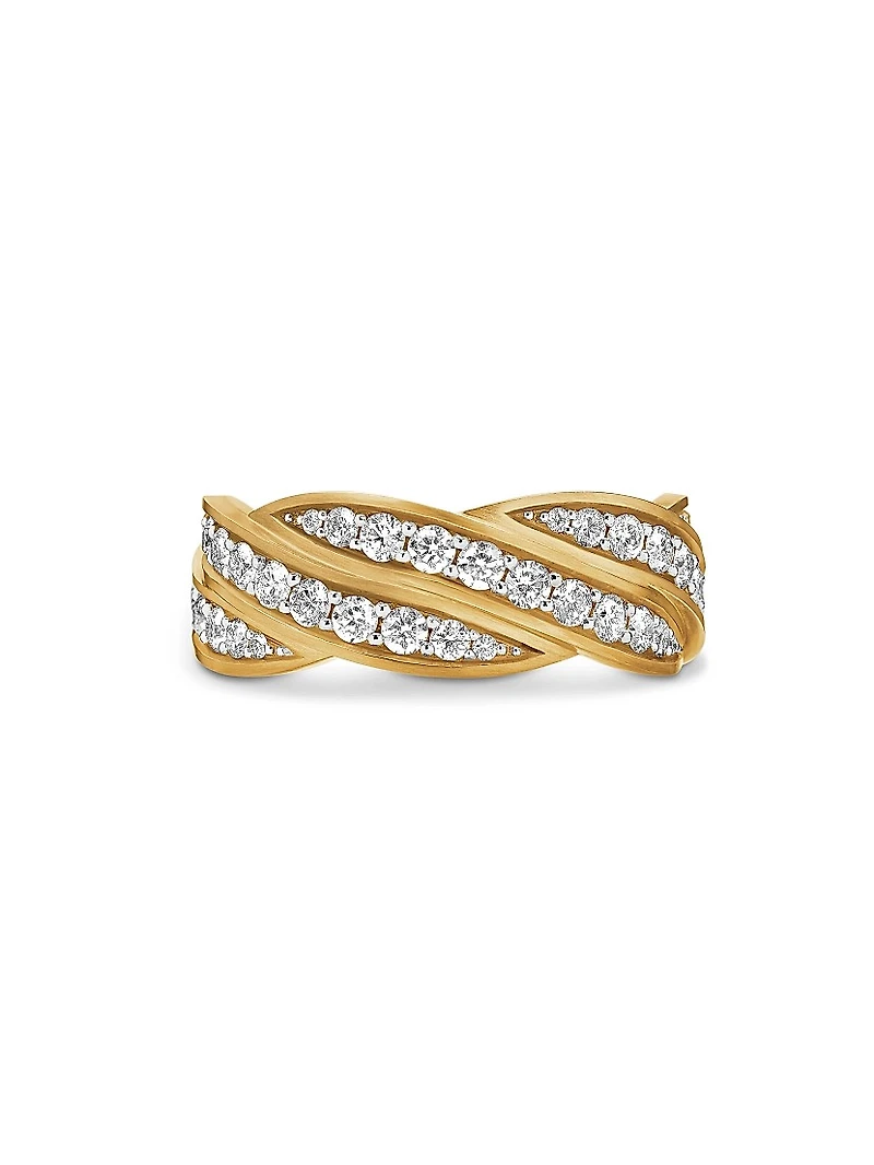 DY Helios Band Ring 18K Yellow Gold