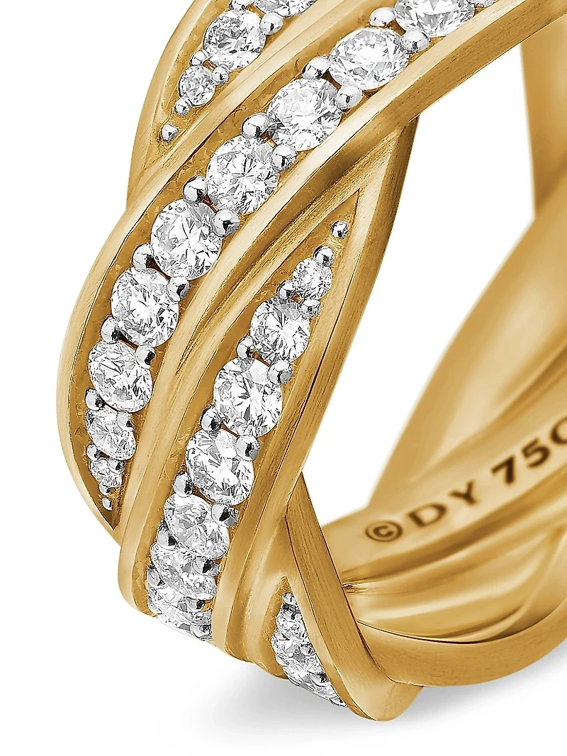 DY Helios Band Ring 18K Yellow Gold