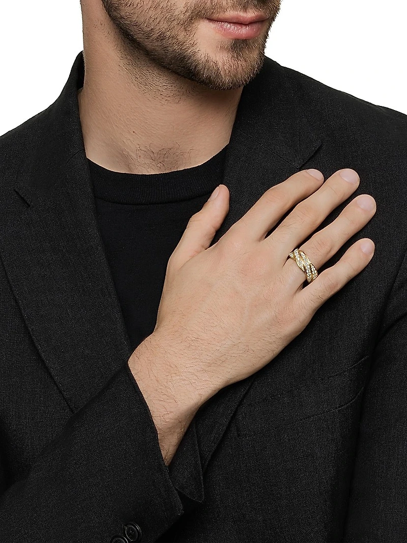 DY Helios Band Ring 18K Yellow Gold