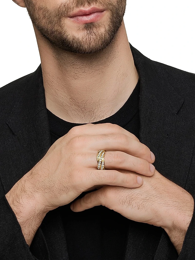 DY Helios Band Ring 18K Yellow Gold
