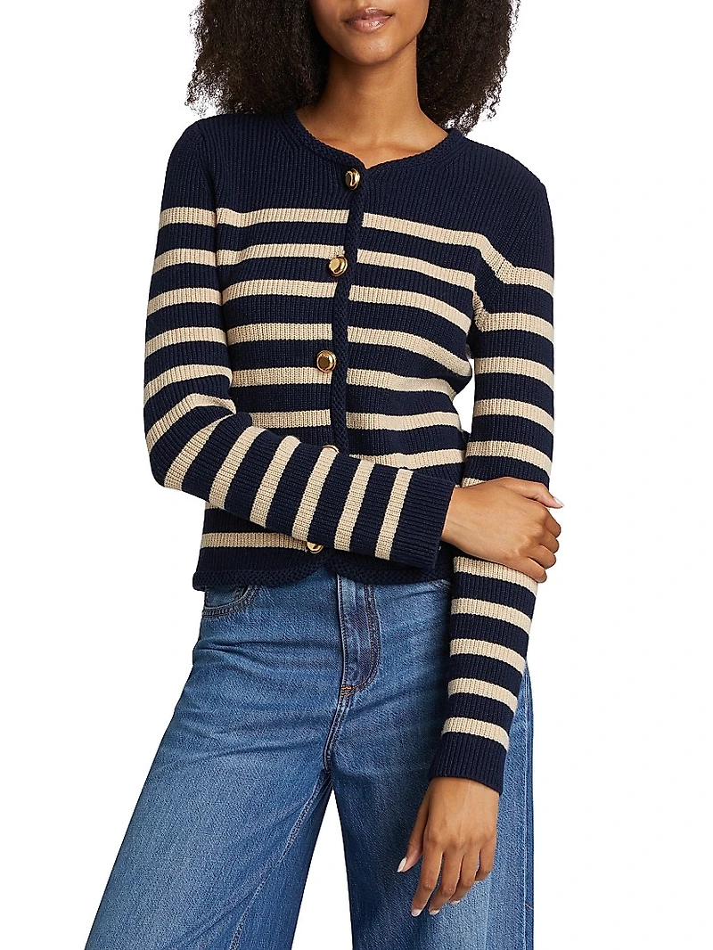 Nancy Striped Cardigan