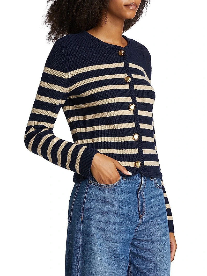 Nancy Striped Cardigan