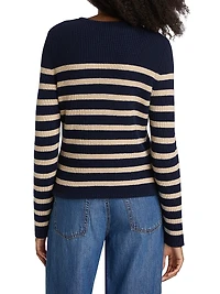 Nancy Striped Cardigan