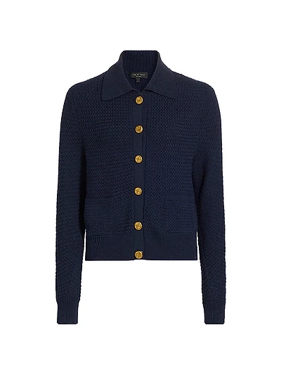 Jax Basketweave Knit Cardigan