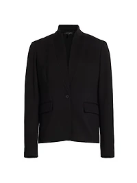 Lucy Ponte Twill Blazer